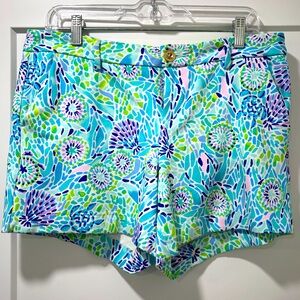 Lilly Pulitzer Floral Shorts size 10! Very gently used!